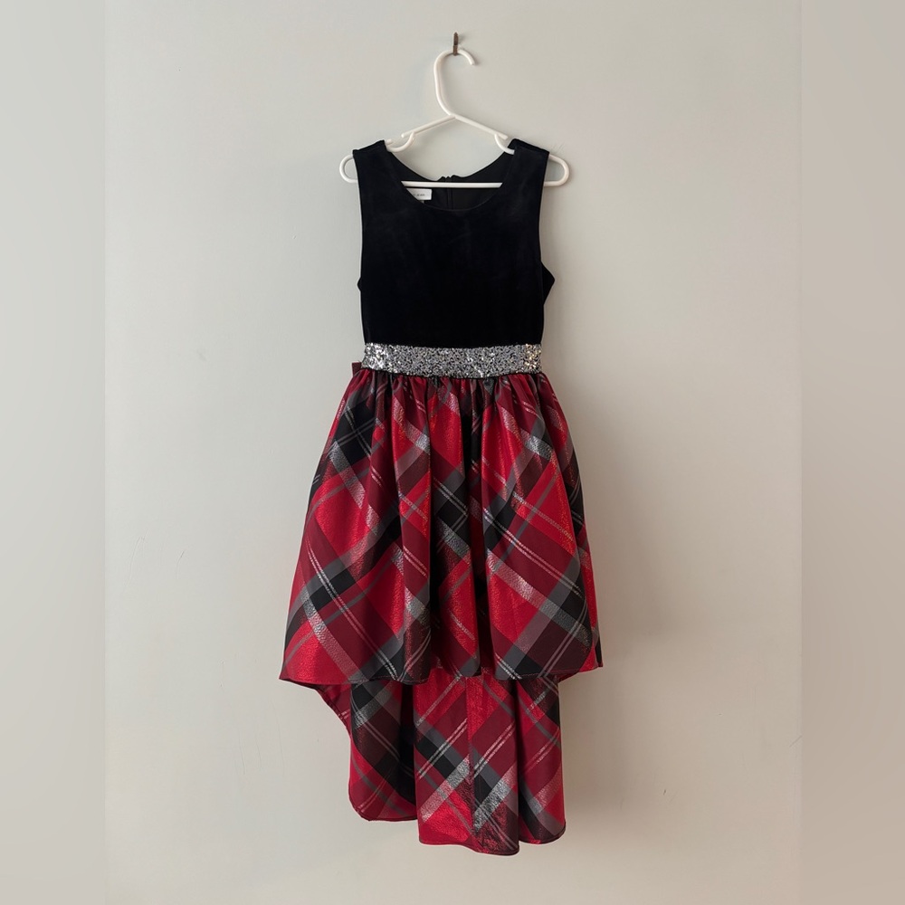 Bonnie Jean Black Velvet Dress